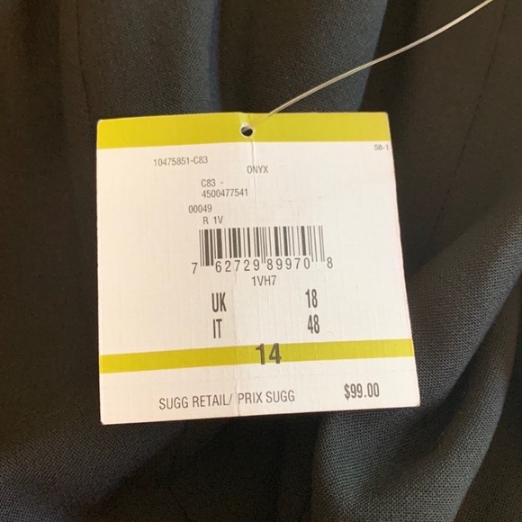 Women’s Anne Klein Sleeveless Black Dress - Picture 8 of 9